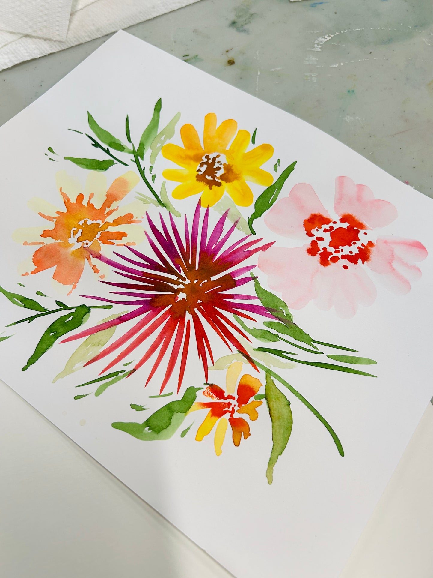 Fluid Florals in Watercolor for Beginners • August 29