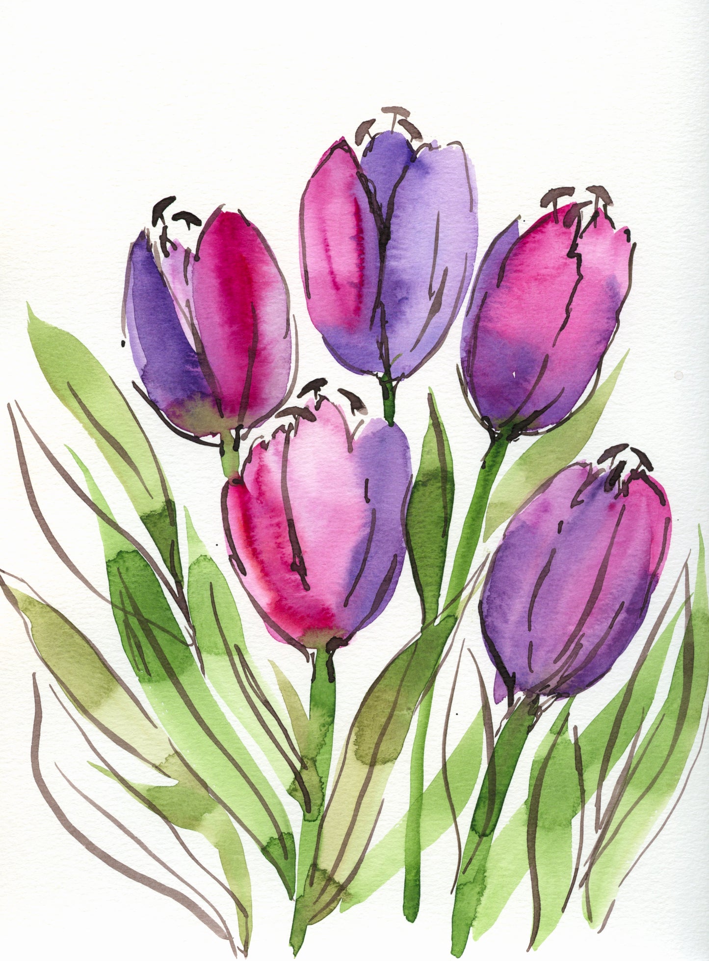 Wild Garden: Expressive Floral Art in Watercolor and Ink • August 9