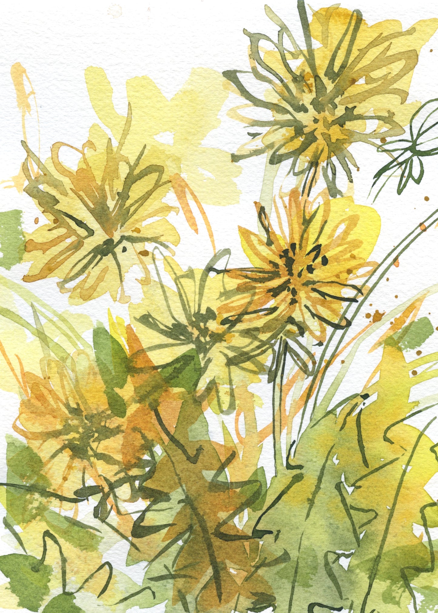 Wild Garden: Expressive Floral Art in Watercolor and Ink • August 9