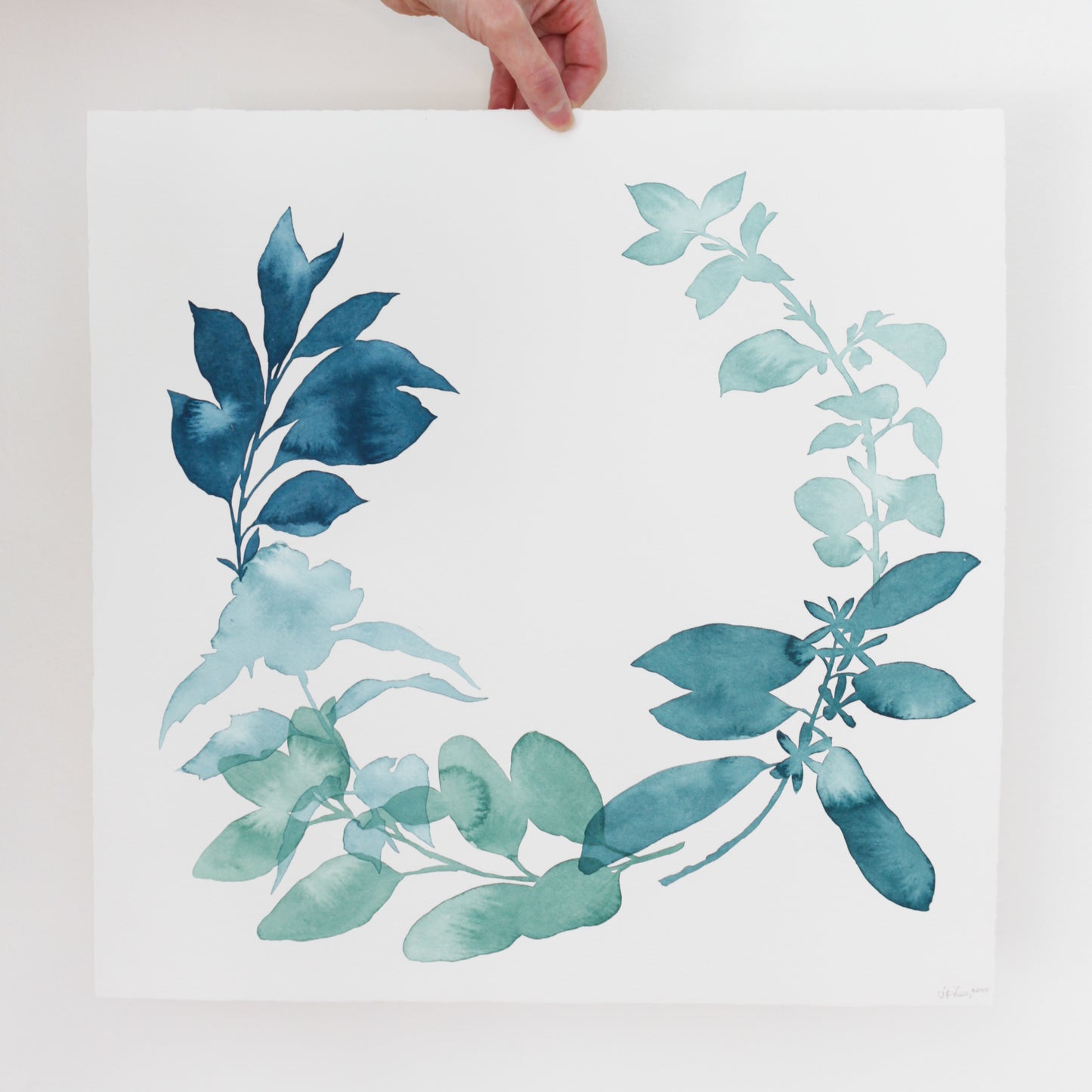 "Wild NZ Wreath" Print