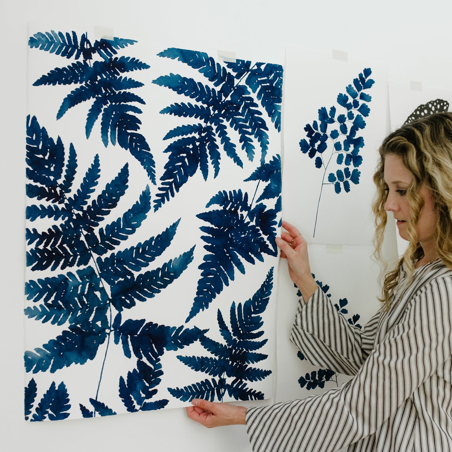 "Woodland Ferns" Print