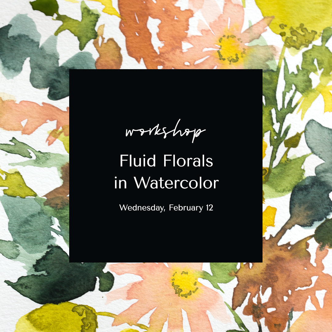 Fluid Florals in Watercolor