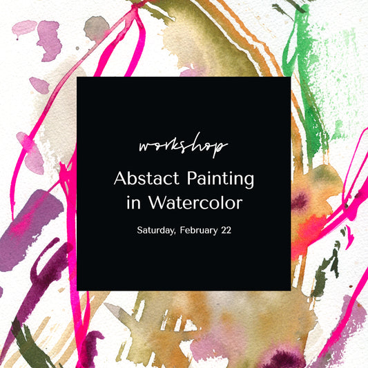 Abstract Painting in Watercolor