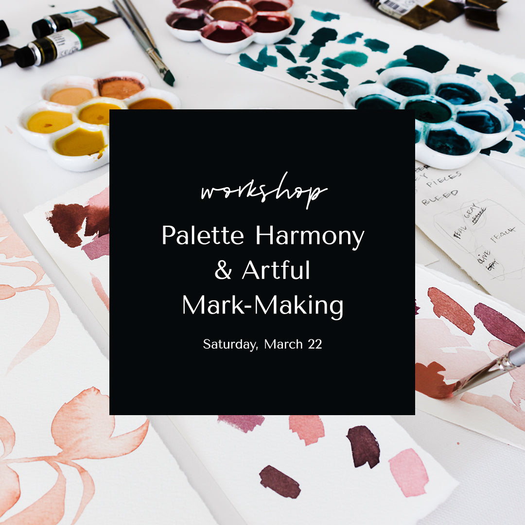 Palette Harmony and Artful Mark-Making