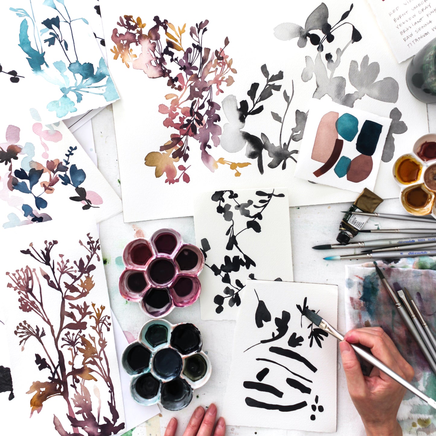 Intro to Watercolor: Essential Techniques & Your First Paintings • October 16