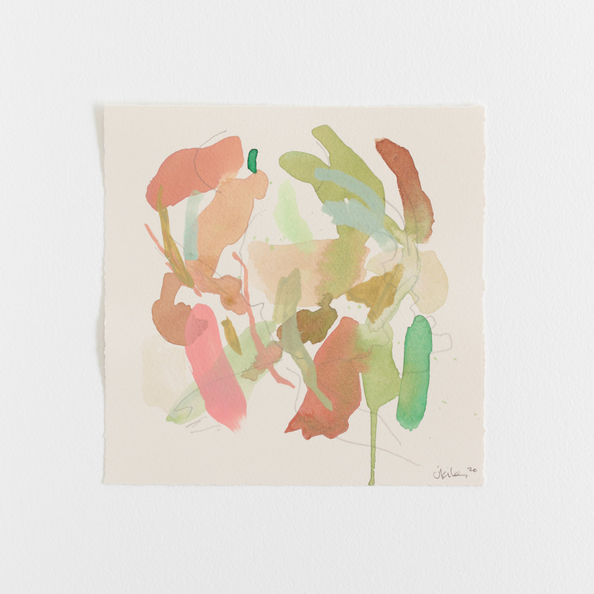 Abstract Painting in Watercolor • October 8