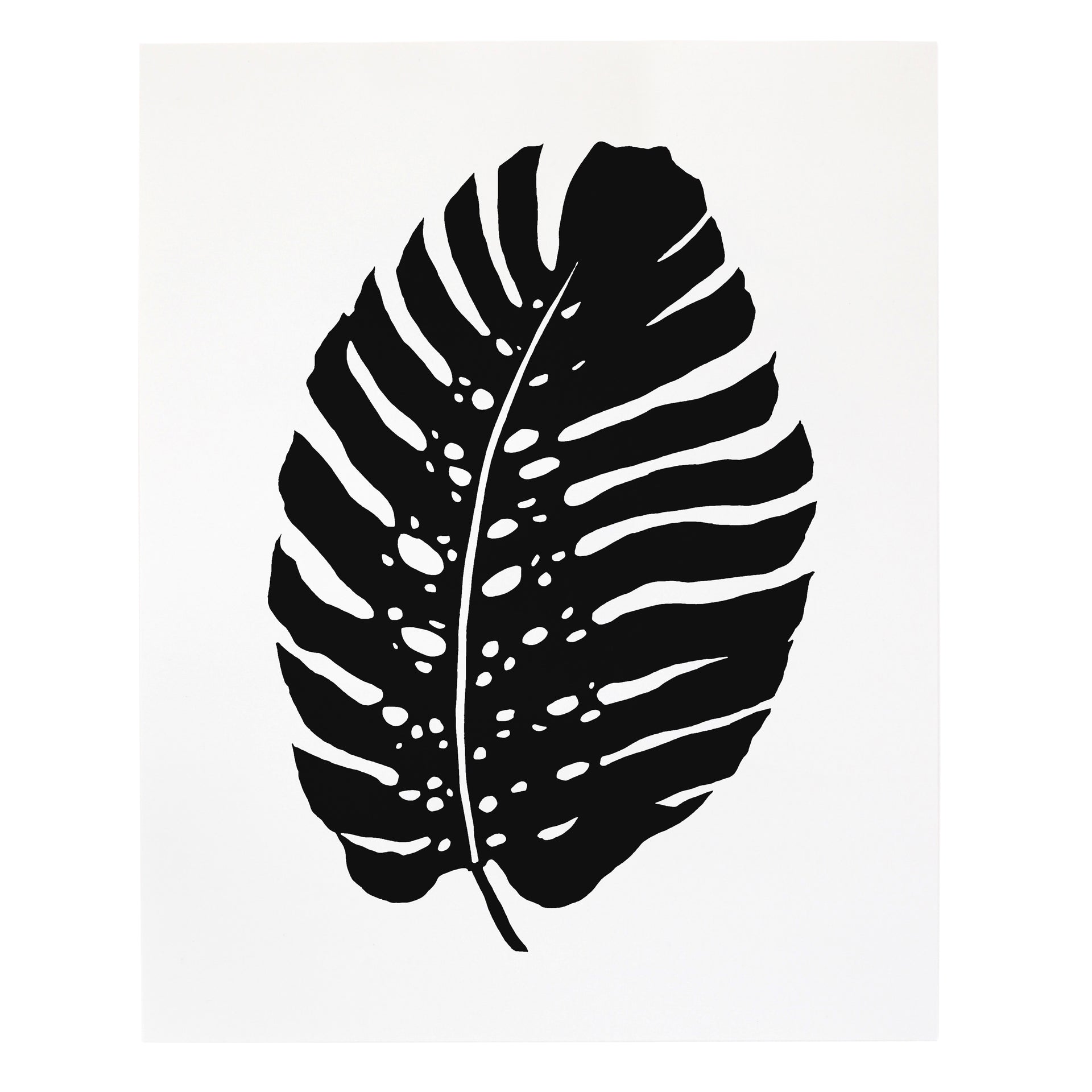 "Monstera Deliciosa Leaf" Print  Living Pattern